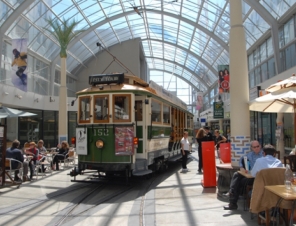 Christchurch City Tram on our Cruise Ship Shore Excursion from Akaroa NZ 3